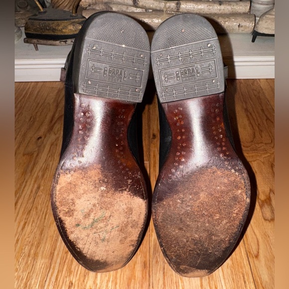 Corral Genuine Goat Skin Leather cowboy boots. GREAT EMBROIDERY Size 10 D VGUC. - Picture 11 of 14